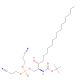N-tert-Butyloxycarbonyl-D-erythro-dihydro-D-sphingosine-1-phosphate Dicyanoethyl Ester (CAS 169528-22-7) - chemical structure