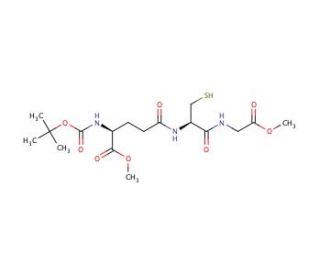 N-tert-Butyloxycarbonyl Glutathione Dimethyl Diester - chemical structure image