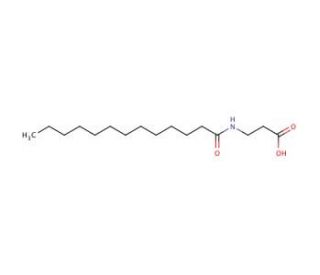 N-Tridecanoyl-beta-alanine - chemical structure image