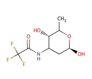 N-(Trifluoroacetamido)daunosamine (CAS 52471-40-6) - chemical structure image