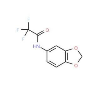 N-Trifluoroacetyl-3,4-(methylenedioxy)aniline (CAS 85575-56-0) - chemical structure image