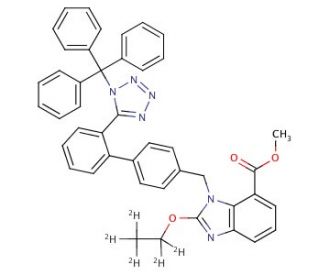 N-Trityl Candesartan Methyl Ester-d5 - chemical structure image