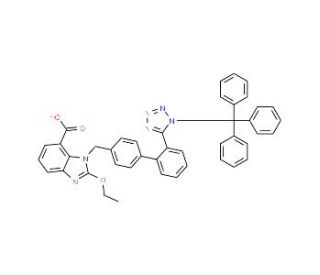N-Trityl Candesartan Methyl Ester Methoxy Analogue - chemical structure image