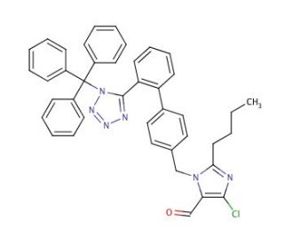 N-Trityl Losartan Carboxaldehyde (CAS 120568-18-5) - chemical structure image