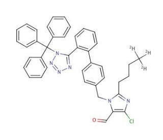 N-Trityl Losartan-d3 Carboxaldehyde - chemical structure image