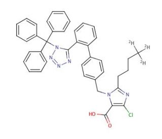 N-Trityl Losartan-d3 Carboxylic Acid - chemical structure image