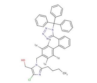 N-Trityl Losartan-d4 - chemical structure image