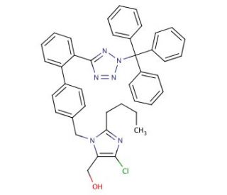 N-Trityl Losartan (Losartan Impurity H) (CAS 133909-99-6) - chemical structure image