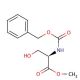 N-Z-D-serine methyl ester (CAS 93204-36-5) - chemical structure image