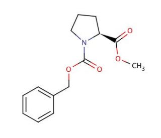 N-Z-L-proline methyl ester (CAS 5211-23-4) - chemical structure image