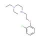 N1-[2-(2-chlorophenoxy)ethyl]-N2,N2-diethyl-1,2-ethanediamine - chemical structure image