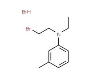 N1-(2-Bromoethyl)-N1-ethyl-3-methylaniline hydrobromide (CAS 195390-17-1) - chemical structure image