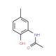 N1-(2-hydroxy-5-methylphenyl)acetamide (CAS 6375-17-3) - chemical structure image