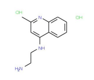 N*1*-(2-Methyl-quinolin-4-yl)-ethane-1,2-diaminedihydrochloride - chemical structure image