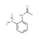 N1-(2-nitrophenyl)acetamide (CAS 552-32-9) - chemical structure image