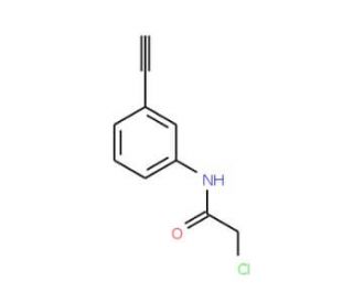 N1-(3-Ethynylphenyl)-2-chloroacetamide (CAS 175277-85-7) - chemical structure image