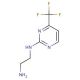 N~1~-[4-(Trifluoromethyl)-2-pyrimidinyl]-1,2-ethanediamine (CAS 215655-29-1) - chemical structure image