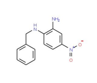 N~1~-benzyl-4-nitro-1,2-benzenediamine (CAS 66108-86-9) - chemical structure image