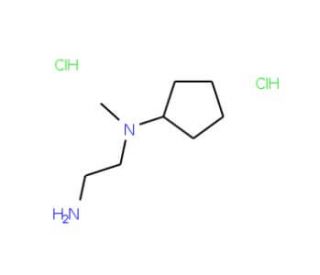 N*1*-Cyclopentyl-N*1*-methyl-ethane-1,2-diaminedihydrochloride - chemical structure image