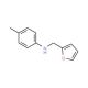 N1-(Fur-2-ylmethyl)-4-methylaniline (CAS 3139-27-3) - chemical structure image