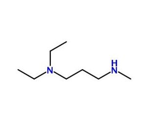 N1,N1-Diethyl-N3-methyl-1,3-propanediamine (CAS 5459-95-0) - chemical structure image