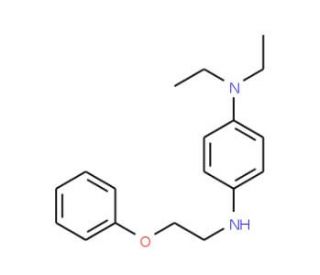 N1,N1-diethyl-N4-(2-phenoxyethyl)-1,4-benzenediamine - chemical structure image