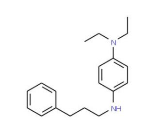 N1,N1-diethyl-N4-(3-phenylpropyl)-1,4-benzenediamine - chemical structure image