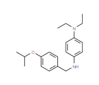 N1,N1-diethyl-N4-(4-isopropoxybenzyl)-1,4-benzenediamine - chemical structure image