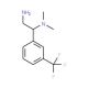 N*1*,N*1*-Dimethyl-1-(3-trifluoromethyl-phenyl)-ethane-1,2-diamine - chemical structure image