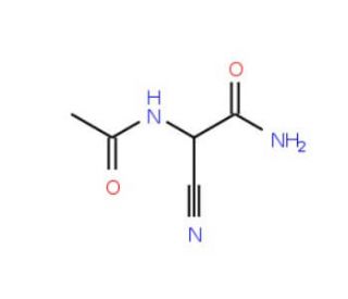 N~2~-acetyl-3-nitriloalaninamide (CAS 14056-39-4) - chemical structure image