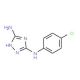 N~3~-(4-chlorophenyl)-1H-1,2,4-triazole-3,5-diamine (CAS 16691-46-6) - chemical structure image