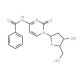 N4-Benzoyl-2′-deoxycytidine (CAS 4836-13-9) - chemical structure image