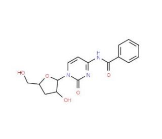 N4-Benzoyl-3&prime;-deoxycytidine (CAS 161110-00-5) - chemical structure image