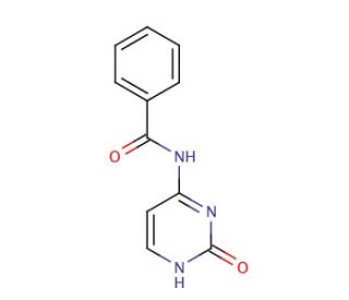N4-Benzoylcytosine (CAS 26661-13-2) - chemical structure image