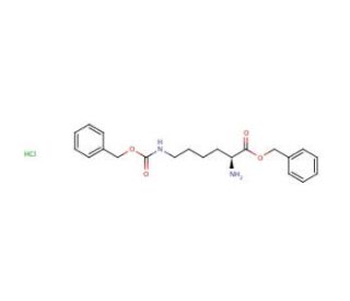 N6-Carbobenzyloxy-L-lysine Benzyl Ester Hydrochloride (CAS 6366-70-7) - chemical structure image