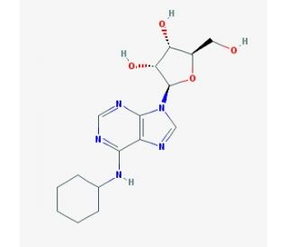 N<sup>6</sup>-Cyclohexyladenosine (CAS 36396-99-3) - chemical structure image