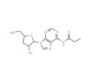 N6-Propionyl Cordycepin (CAS 77378-04-2) - chemical structure image