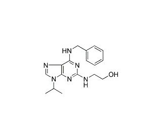 N9-Isopropyl-olomoucine (CAS 158982-15-1) - chemical structure image