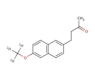 Nabumetone-d3 (CAS 42924-53-8 (unlabeled)) - chemical structure image