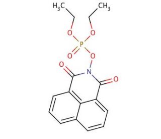 Naftalofos (CAS 1491-41-4) - chemical structure image