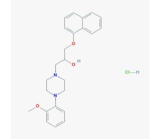 Naftopidil hydrochloride (CAS 57149-07-2 (free base)) - chemical structure image