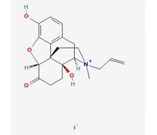 Naloxone methiodide (CAS 93302-47-7) - chemical structure image