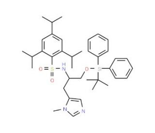 Nalpha-(2,4,6-Triisopropylbenzenesulfonyl)-O-(tert-butyldiphenylsilyl)-pros-methyl-L-histidinol (CAS 787554-04-5) - chemical