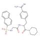 Nα-(2-Naphthalenesulfonylglycyl)-4-amidino-D,L-phenylalaninepiperidide (CAS 86125-48-6) - chemical structure image
