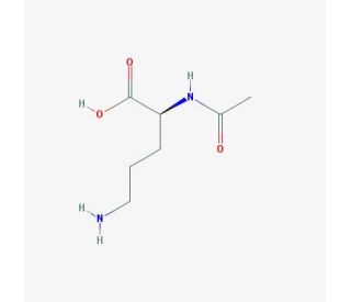 Nalpha-Acetyl-L-ornithine (CAS 6205-08-9) - chemical structure image