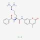 Nα-Benzoyl-L-arginine-7-amido-4-methylcoumarin hydrochloride (CAS 83701-04-6) - chemical structure image