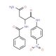 Nalpha-Benzoyl-L-asparagine 4-nitroanilide (CAS 201733-11-1) - chemical structure image