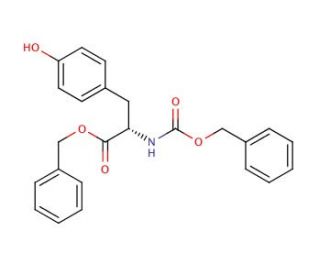 Nalpha-Carbobenzoxy-L-tyrosine-benzyl ester (CAS 5513-40-6) - chemical structure image