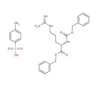 N&alpha;-Carbobenzyloxy-L-arginine Benzyl Ester p-Toluenesulfonate (CAS 649767-16-8) - chemical structure image