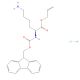 Nα-Fmoc-L-lysine allyl ester hydrochloride - chemical structure image